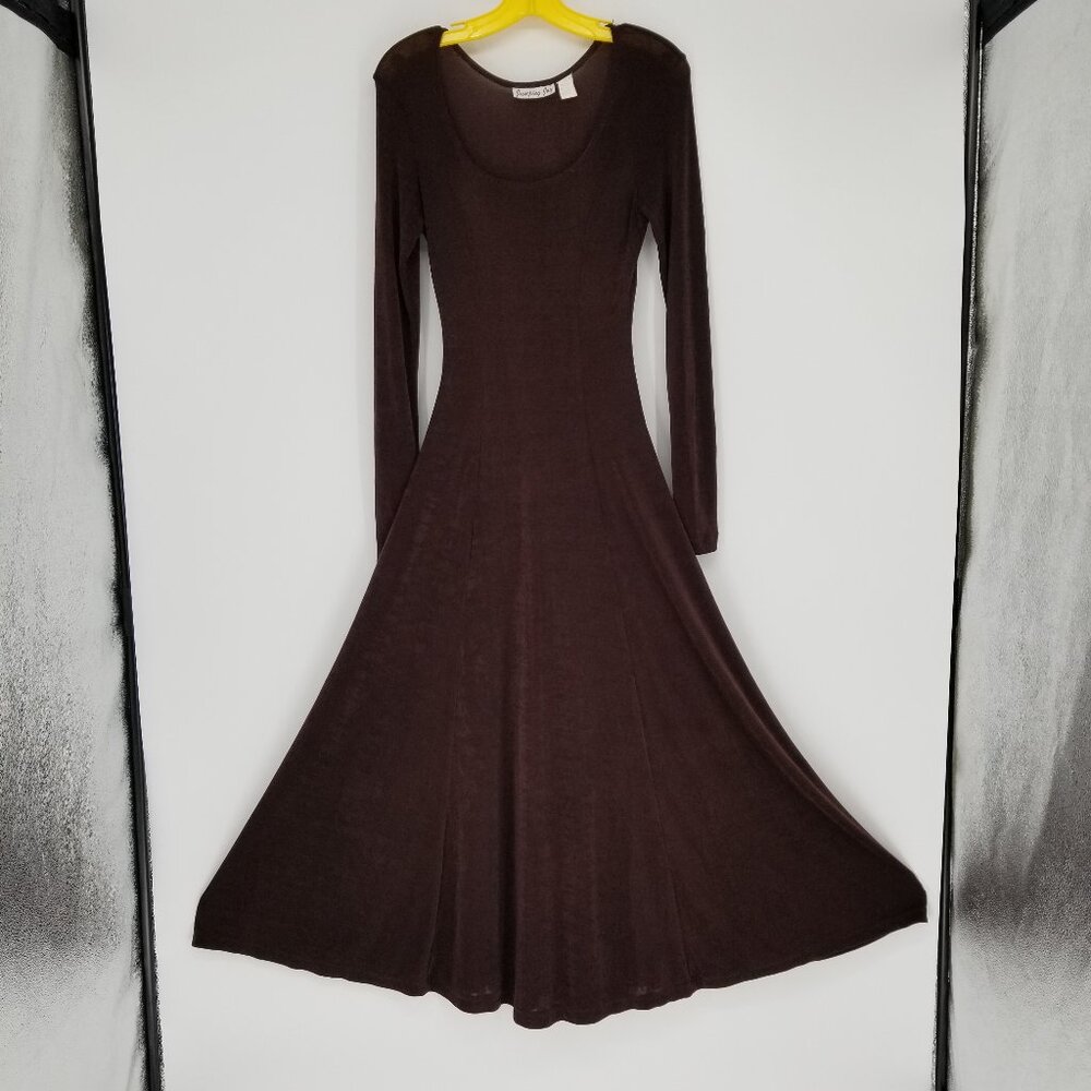 Sleek, Slinky Maxi Dress M, Whimsigoth, Faerycore, Dance Dress, Festival, Boho